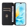 For Honor 200 Lite Case Leather Rhombus Pattern Magnetic Auto-Absorbed Phone Cover