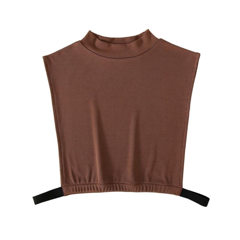 Женский съемный полуворотник, модная полутоп-блузка, аксессуар