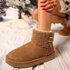 Fashion Platform Thick Bottom Snow Boots 2025 New Winter Casual Thickened Northeast Large Cotton Shoes Bread Shoes for Women