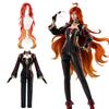 Mavuika Cosplay with Wig Enjin Genshin Cosplay Costume Adult Costume Cultural Festival Event Costume Stage Clothes Mavuika Cosplay Wig [Kamizu Ryohin]