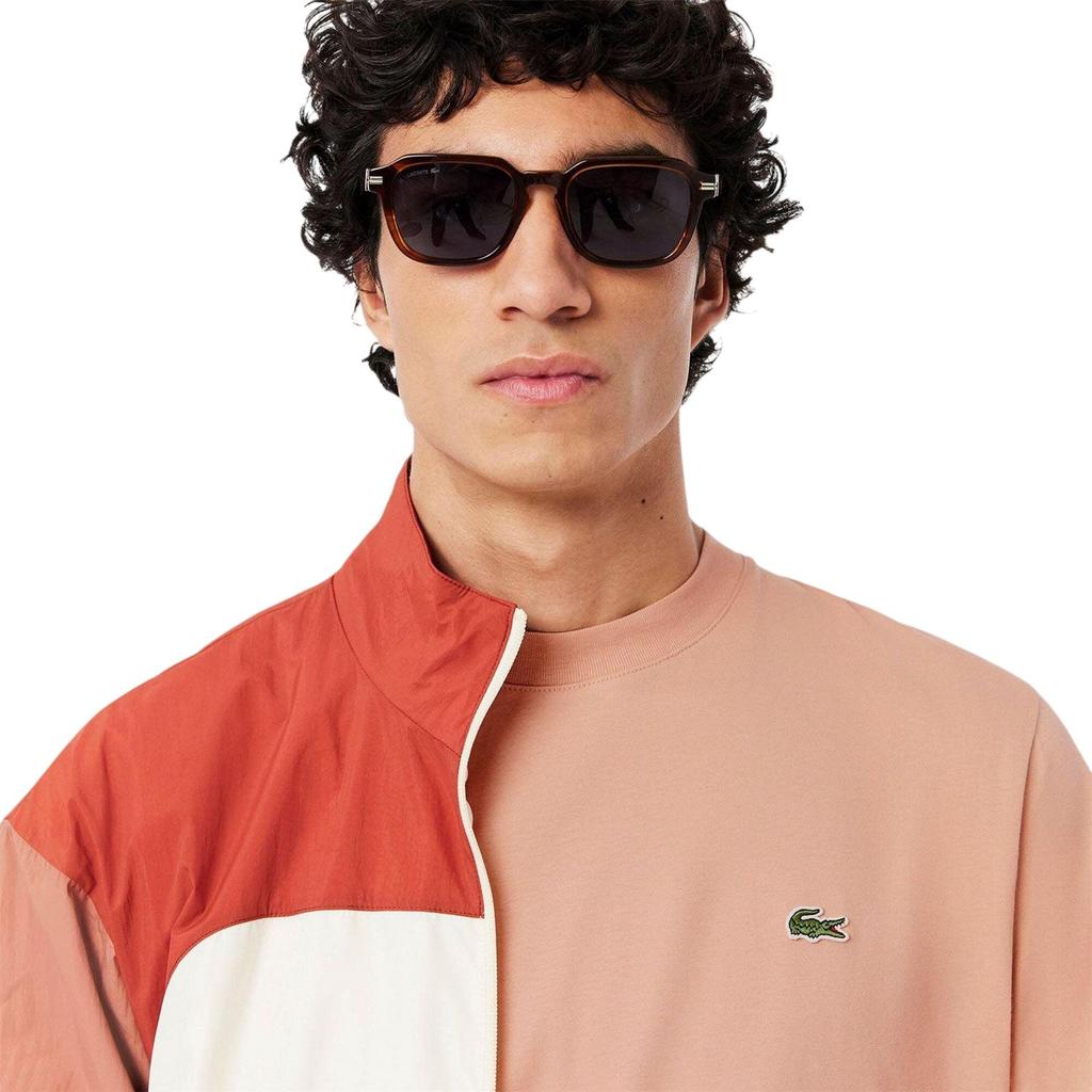 Lacoste Mens Embroidered Logo Cotton T-Shirt