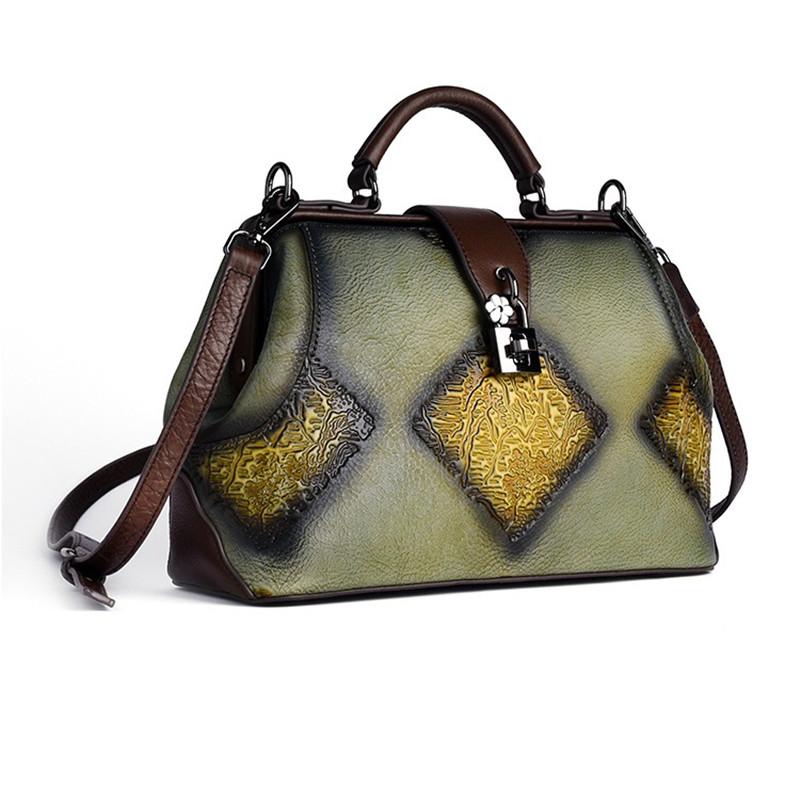 Винтажные сумки из натуральной кожи с тиснением, женские модные ретро сумки на плечо, модная женская сумка через плечо, сумки для телефона GZW