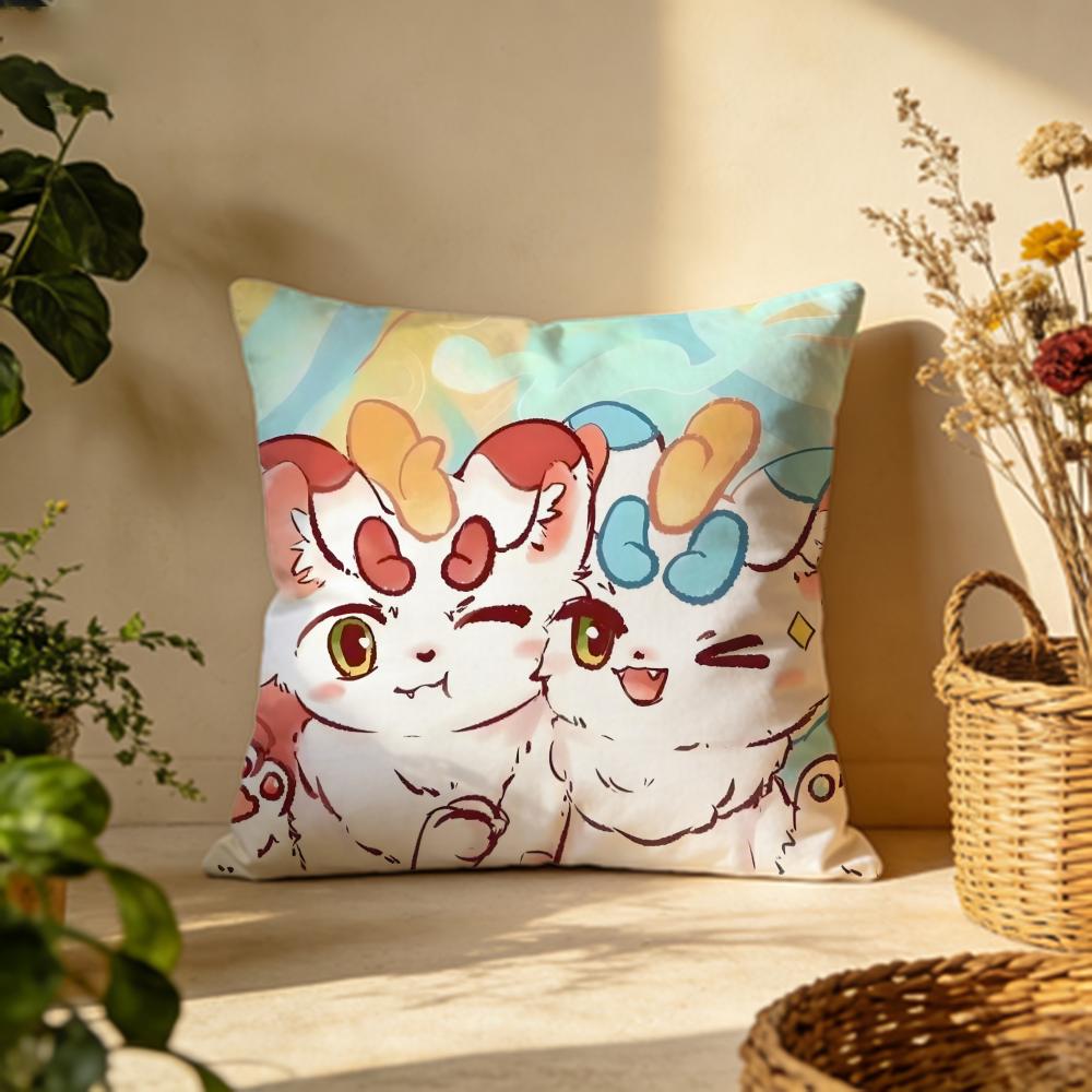 Popular Ffabulous Beastsing Cushion Cover Versatile DoubleSided Pillow Case Fit for Sofa Bed Car Daily Decor