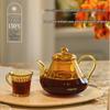 Corning Heat-Resistant Glass Teapot & Cup Set