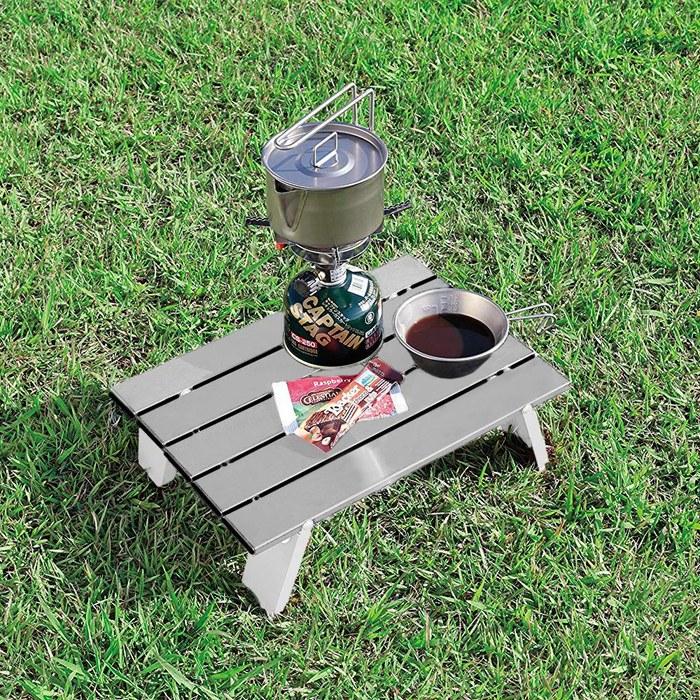 Captain Stag Aluminum Roll Table (Compact) M-3713 Multi (W400 x D290 x H120mm)