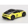 MINI GT 1/64 Nissan Z LBNATION WORKS Ikazuchi Yellow (Left-Hand Drive) Finished Product