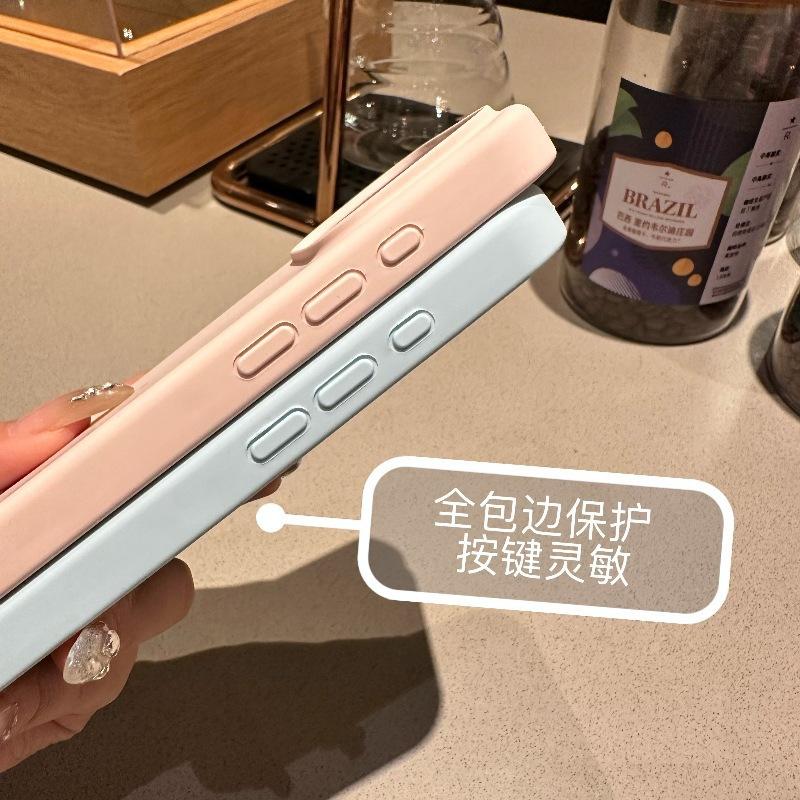 Применимо к чехлу для мобильного телефона iPhone17promax из жидкого силикона Apple 16 с кнопкой AI-камеры 14 защитный чехол 15