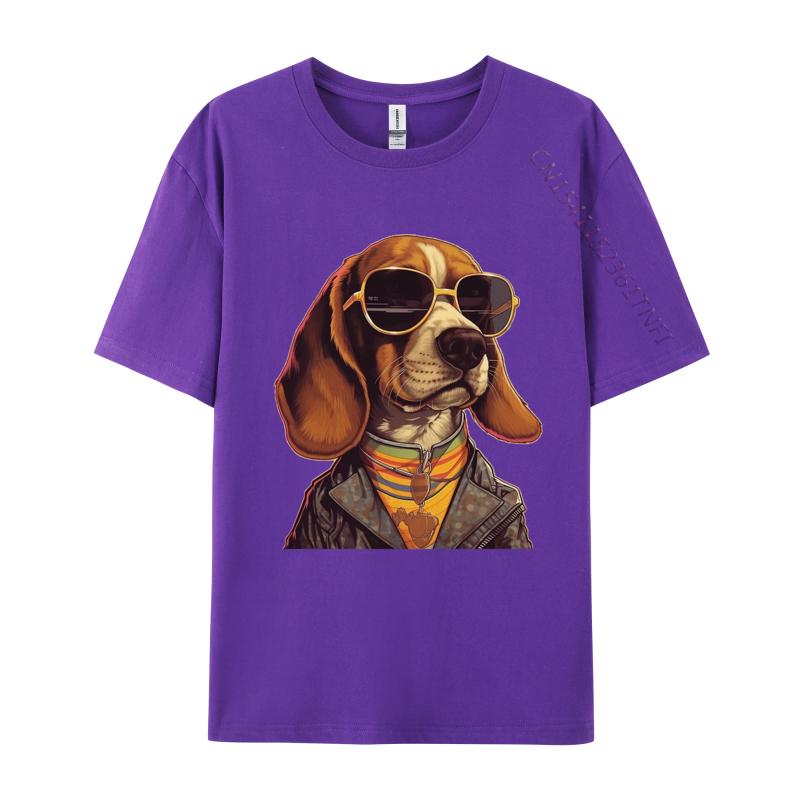 Old School Beagle Tshirt Simple Style Oversize Printed Tee Shirt Unisexs Cotton Cute Tshirt Luxury T Shirt