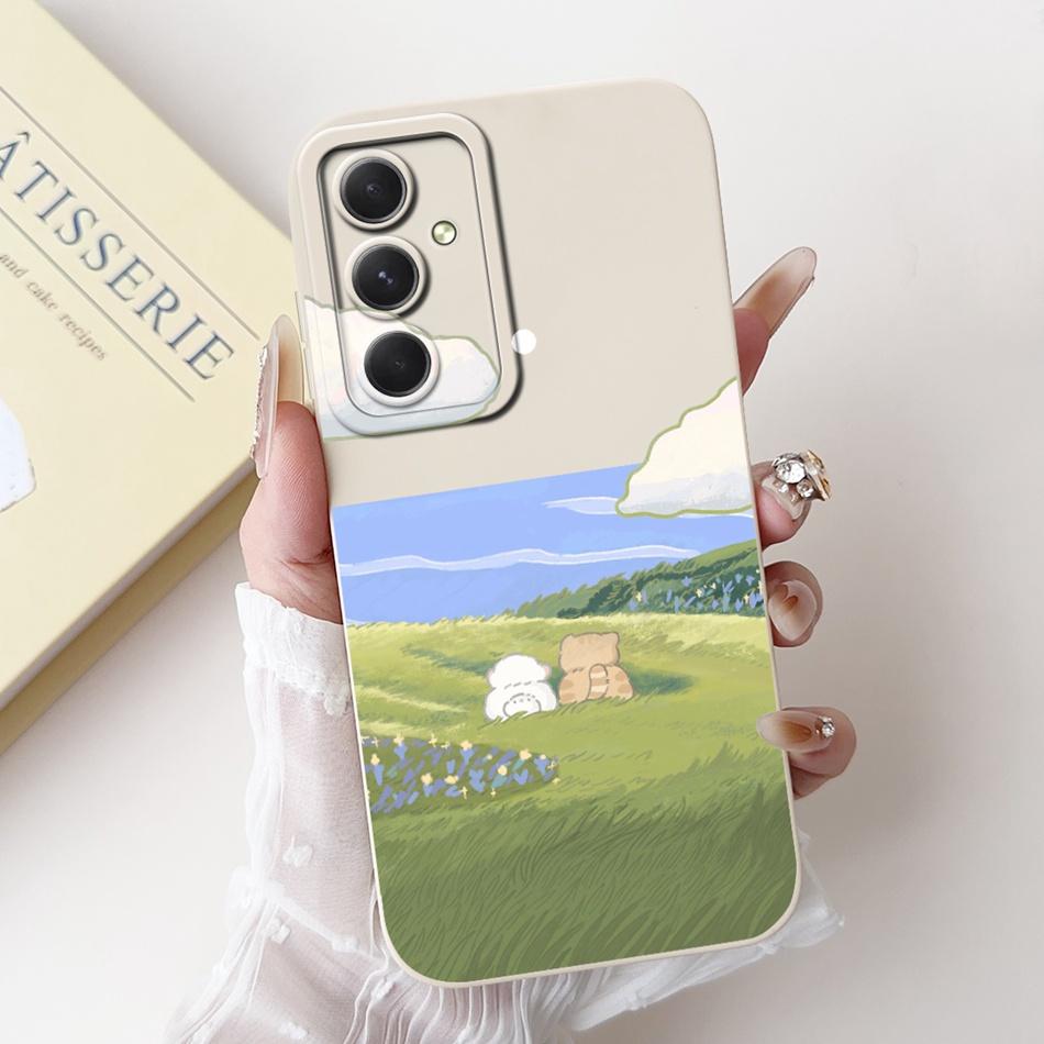 Для Samsung Galaxy C55 M55 F55 5G Милый Мультяшный Панда Кролик Мягкий Силиконовый Чехол Для Samsung C55 M55 F55 Ударопрочные Чехлы для Телефона
