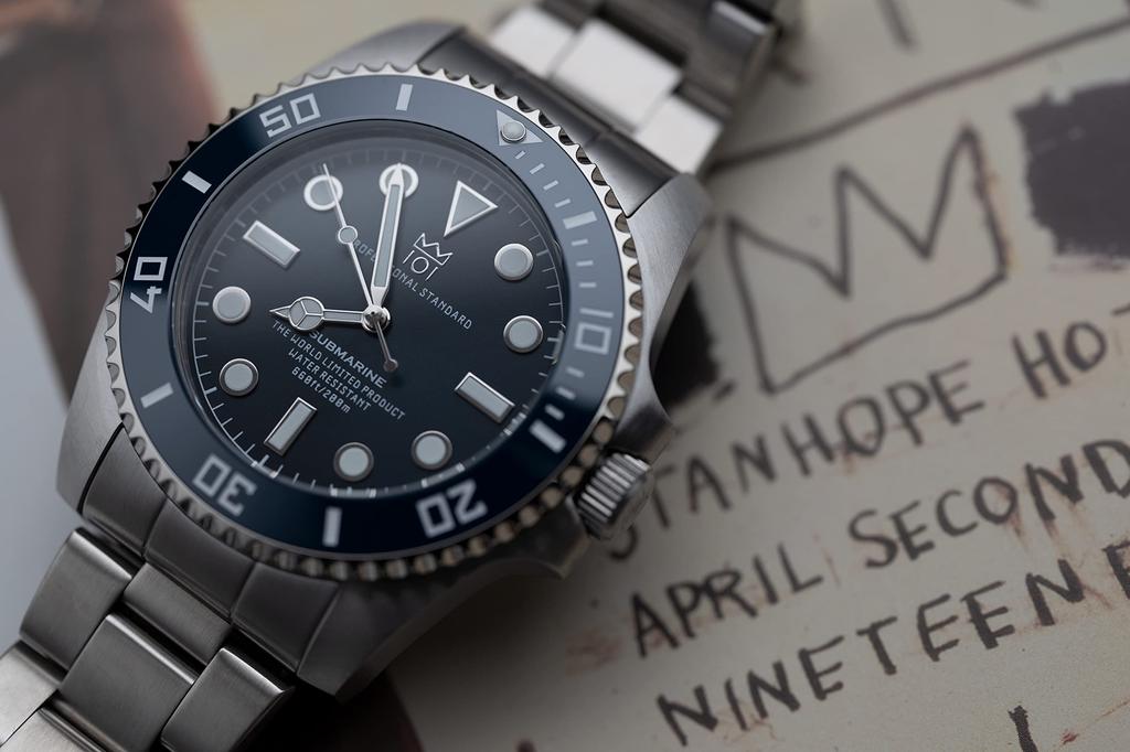 Часы Hyakuichi 20 ATM Water Resistant Sweep Second с керамическим безелем Deep Aqua [HYAKUICHI 101] Diver's Non-Date