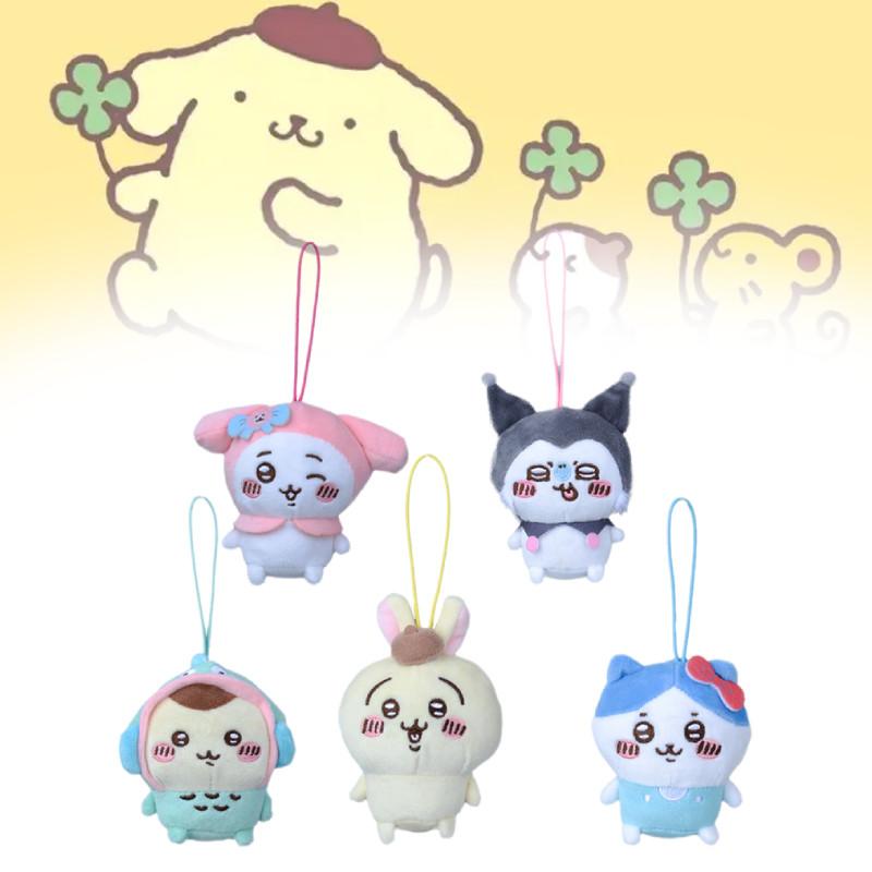 Очаровательный самоироничный плюшевый брелок-медведь с дизайном Sanrio Cool Little Fish