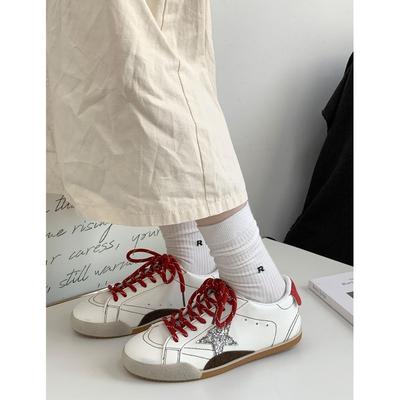 Новый продукт горячая распродажа осень новый универсальный мягкая подошва звезда спортивная повседневная обувь женские кеды 1088