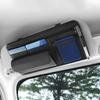 Black Car Sun Visor Organizer Pouch Bag Pocket Card Storage Holder Accessories