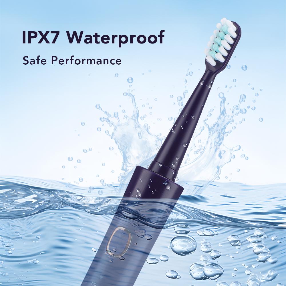 Electric Sonic Toothbrush Rechargeable Electric Toothbrush for Adults Waterproof Electric Toothbrushes with 4 Soft Brush Heads