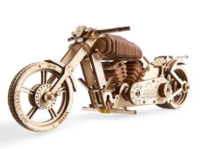 Велосипед Ugears 70051 деревянная головоломка модель для творчества не требует клея инструменты для взрослых мужчин транспортное средство
