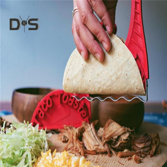 Коробка для тостера Taco Shell Устройство для приготовления тортильи Taco Shell Держатель для приготовления полезных хрустящих ракушек Устройство для приготовления нежареных без масла кухонных принадлежностей для приготовления буррито Главная