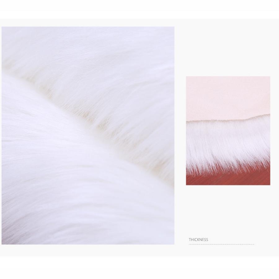 Лохматый круглый ковер из искусственной австралийской шерсти, домашний декоративный ковер, напольный коврик, коврик для ног