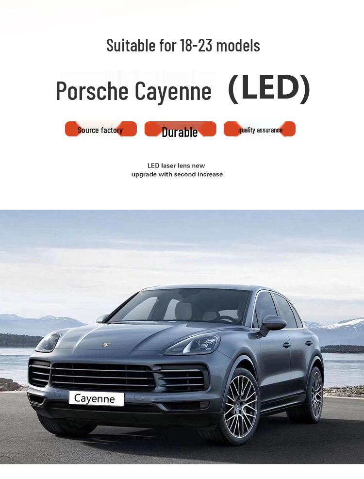 Совместимая крышка фары, задняя часть корпуса для Porsche Cayenne 2018-2023