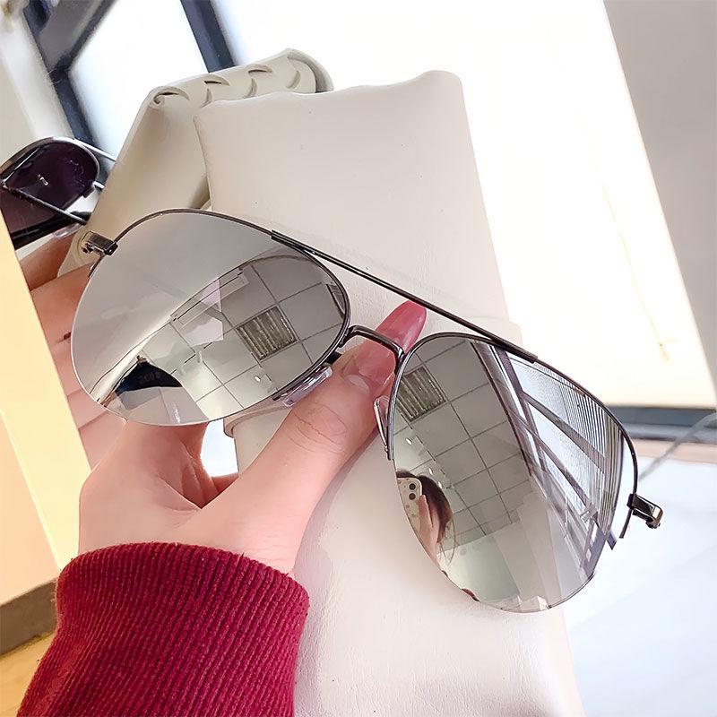 Солнцезащитные очки Pilot Super Cool Frog Mirror, чайного цвета - Унисекс, ретро-стиль, для водителей, пар и больших лиц, черные.
