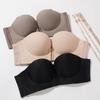 Front Buckle Spaghetti Straps Women's Sexy Push-up Bra Thickened Sponge Non-slip Push-up Comfortable Breathable Underwear