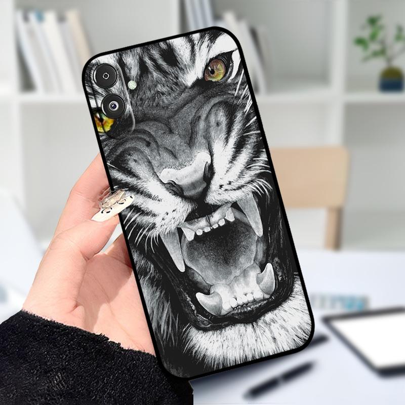 Для Samsung F14 M14 5G Мягкий чехол Модный принт Черный Силиконовый TPU Чехол для телефона Для Samsung Galaxy A14 4G 5G Ударопрочные чехлы