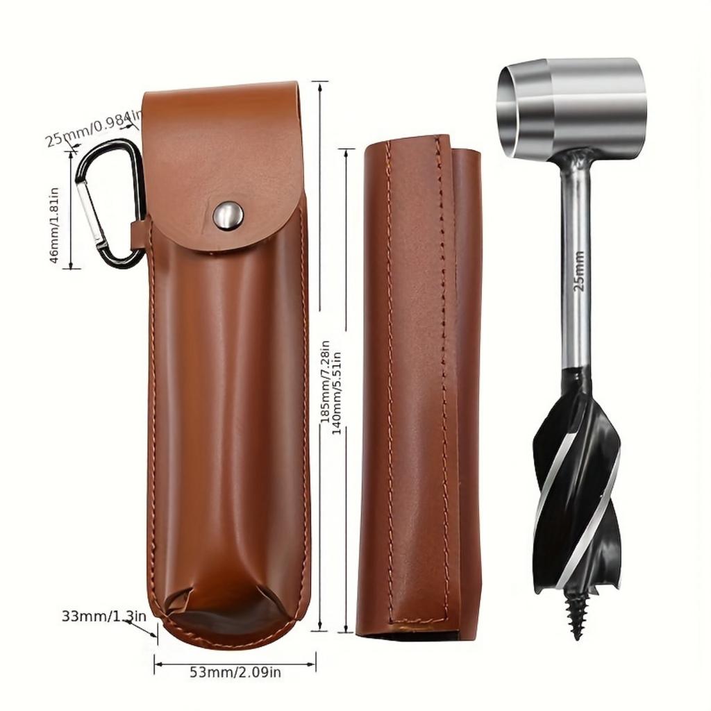 Компактный набор инструментов для выживания с гаечным ключом Bushcraft Settlers из нержавеющей стали, битой Scotch Eye и крючком для рюкзака — отлично подходит для кемпинга, походов