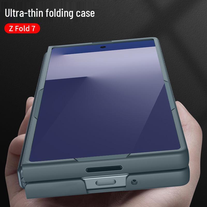 Ультратонкий матовый чехол для телефона Samsung ZFold7: Модный, Однотонный, Складной Защитный Чехол