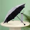 High-end Dual-use Folding Umbrella Flower Shaped Design anti-UV Protection Brolly Couple