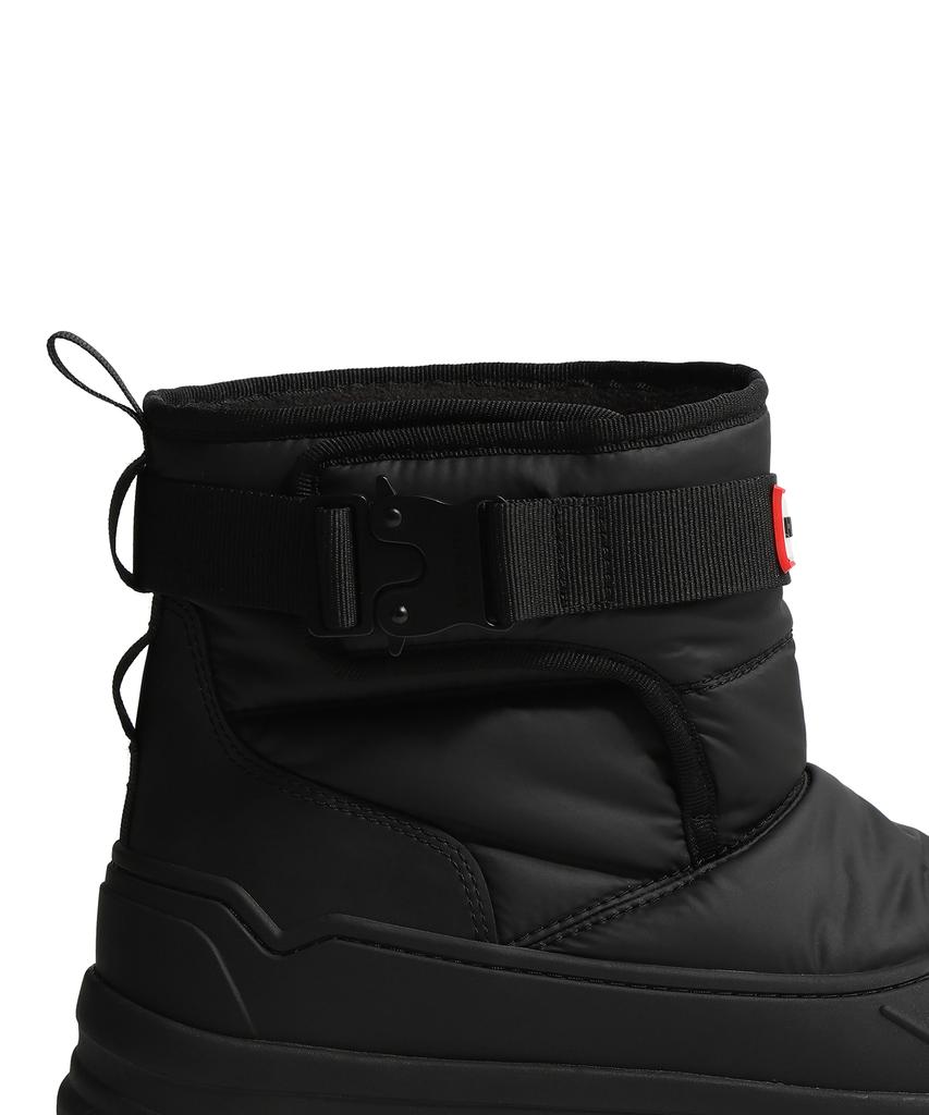 Hunter [Unisex] Intrepid Buckle Short Snow Boots - Black