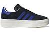 Women's Sneakers adidas Gazelle Bold Core Black Lucid Blue (Women's) Core Black / Lucid Blue / Gold Metallic