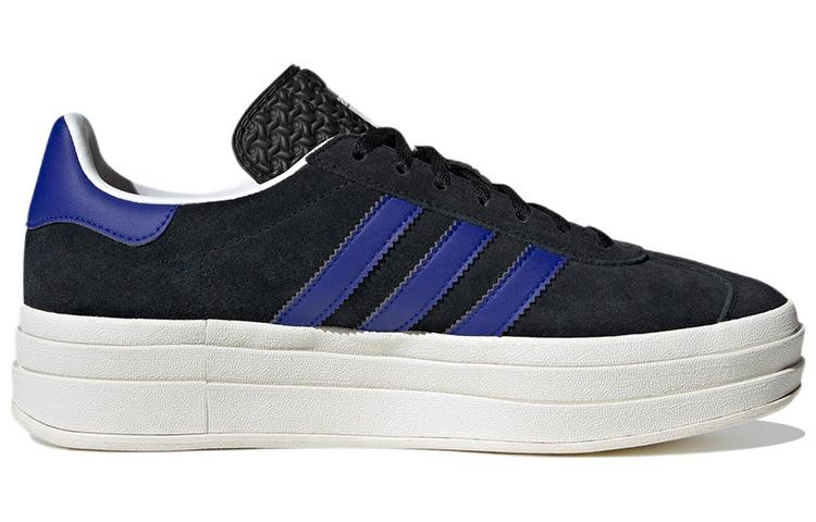 Women's Sneakers adidas Gazelle Bold Core Black Lucid Blue (Women's) Core Black / Lucid Blue / Gold Metallic