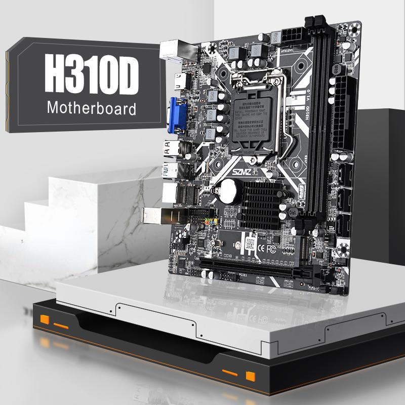 JINGSHA H310 Чипсет Материнская плата LGA 1151 i6/i7/i8/i9 Процессор M.2 SATA3.0 USB3.0 Слот Настольная материнская плата Макс. 16 ГБ ОЗУ