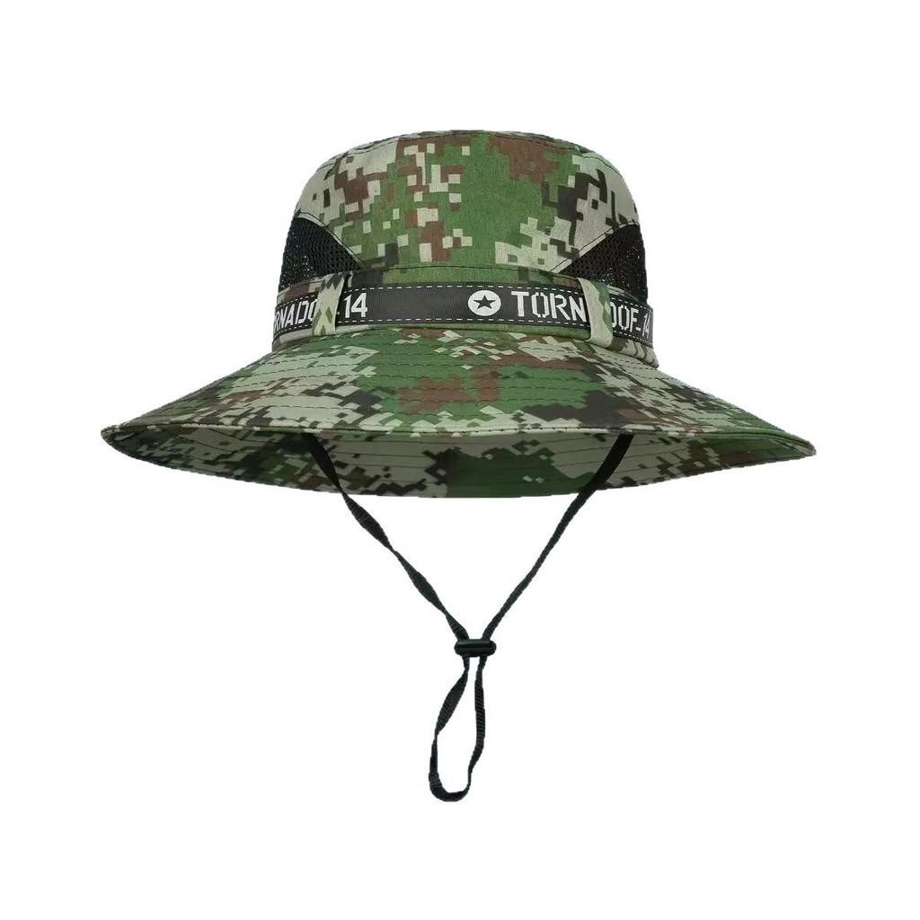Camouflage Fisherman Hat With Wide Brim For Men Summer Sun Protection And Breathability