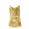 Women's Fashion Dress Sleeveless Sexy Skirt Sequin V-neck  Skirt