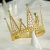 Барочная корона королевы круглая корона для детей и взрослых тиара свадебные украшения украшение торта на день рождения