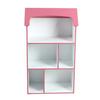 Étagère enfant GINGER HOME SUPER GIRL – Meuble de rangement en bois en forme de maison, rose, 91,5 cm – Bibliothèque jouets