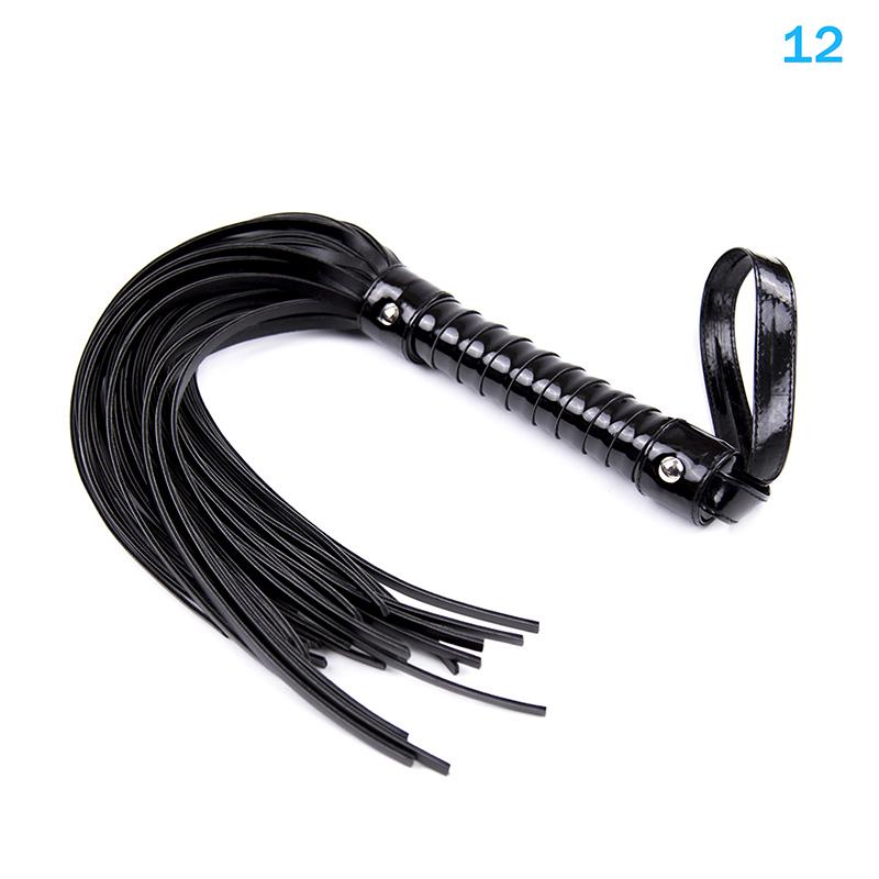 Racing Riding Crop Party Flogger Hand Cuffs Queen Black Horse Riding Whip High Quality Pu Leather Pimp WhipDesert Bling