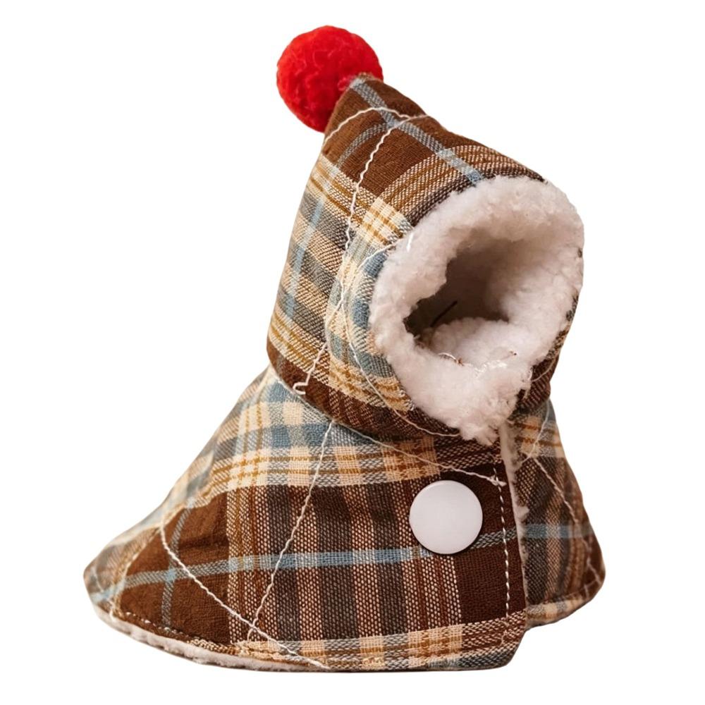Thickened Winter Parrot Cloak Warm Parrot Cape Cloak Washable Cockatiel Outing Coat New Year