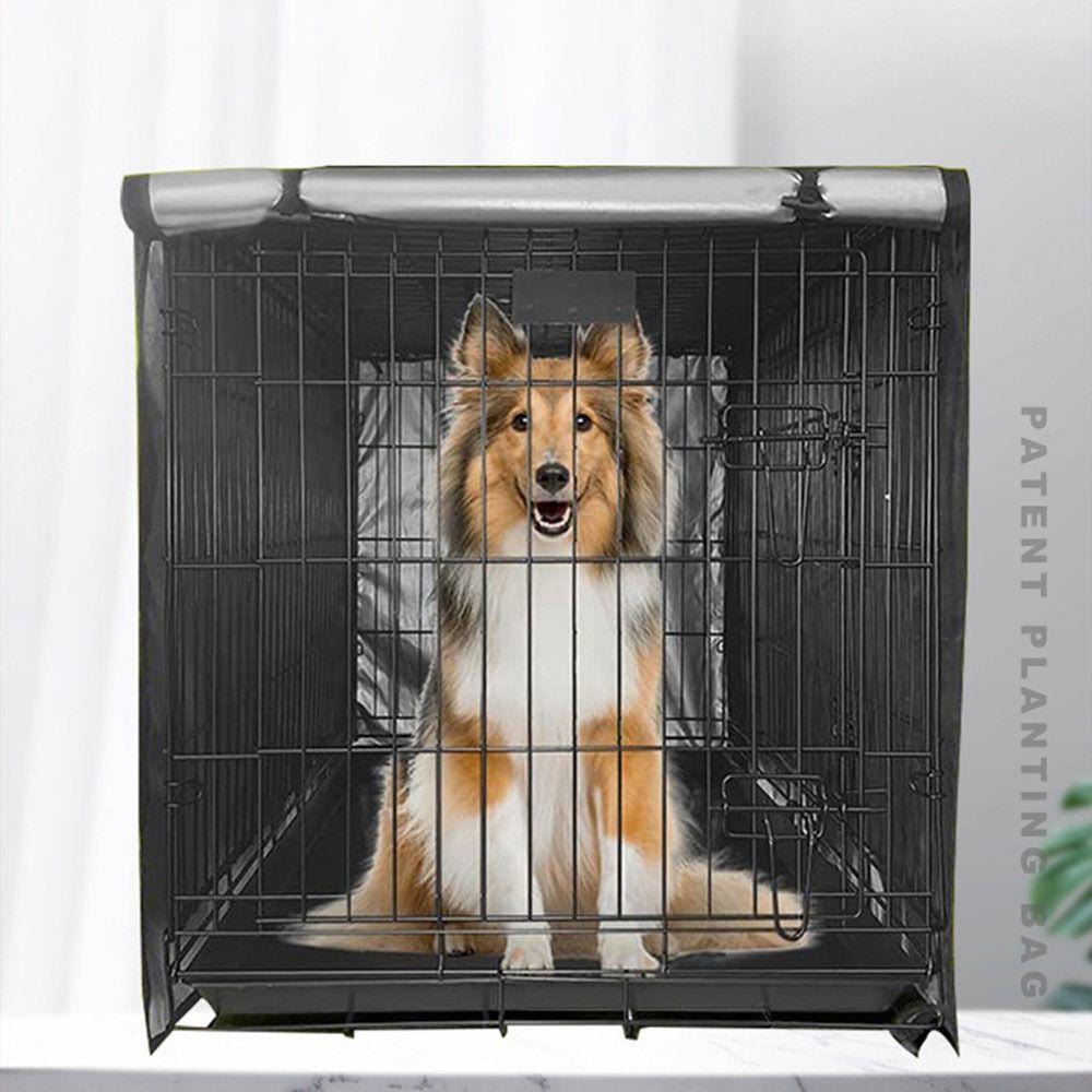 Waterproof Pet Kennel Cover Thickened Warm Rainproof Case Dog Cage Cover  Sun Protection