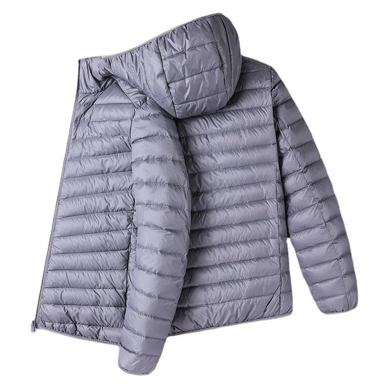 Men's Plus-Size Velvet-Lined Cotton Jacket: Warm, Hooded, Stand-Up Collar, Casual & Versatile for Young and Middle-Aged.