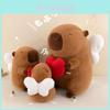 Capybara Angel Plush Doll With Moving Core For Kids Gift Kids Room Decor