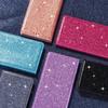 Wallet Bling Glitter Magnetic Flip Suction Leather Case For iPhone Samsung Xiaomi Redmi