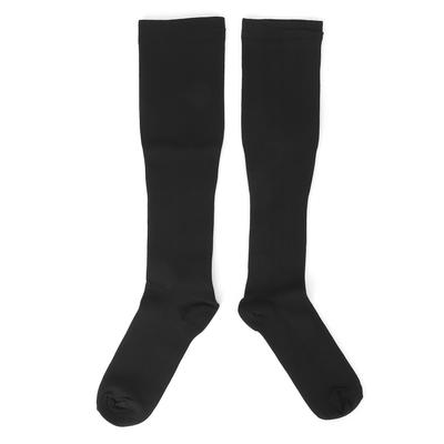 Компрессионные носки эластичные мягкие дышащие беговые спортивные носки для мужчин и женщин черныеSM