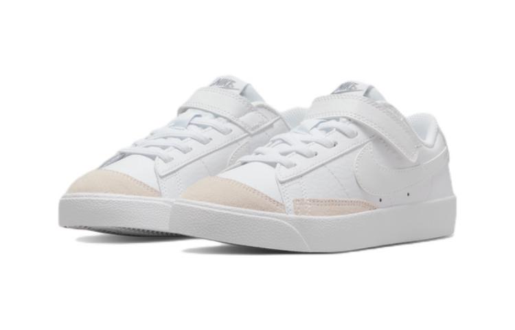 Nike Кроссовки Blazer Low '77 Низкие Кеды для Скейтбординга Белые Детские Возраст 3-7 Лет DA4075-110
