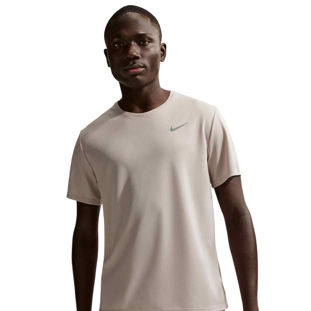 Nike Mens Miler Swoosh Reflective Detail T-Shirt