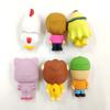 5pcs/set Mini Stumble Guys Baby Figures 2cm Cute Model Random Send Hot Game Figure Collection Toys Kids Best Christmas Gift