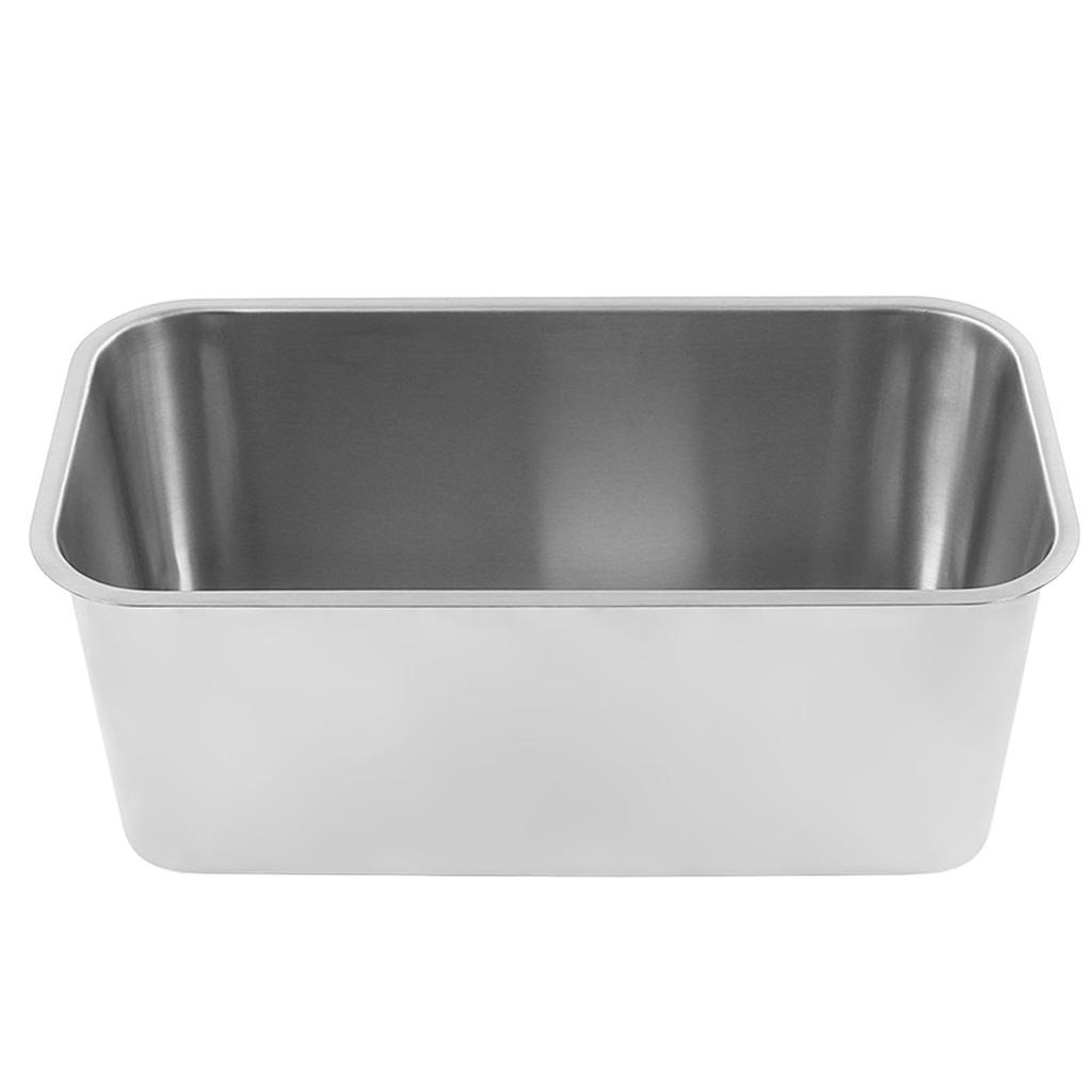 RV Sink Square 390x190x185mm 304 Stainless Steel Large Capacity Flush Mounted Camper Sink with 90mm