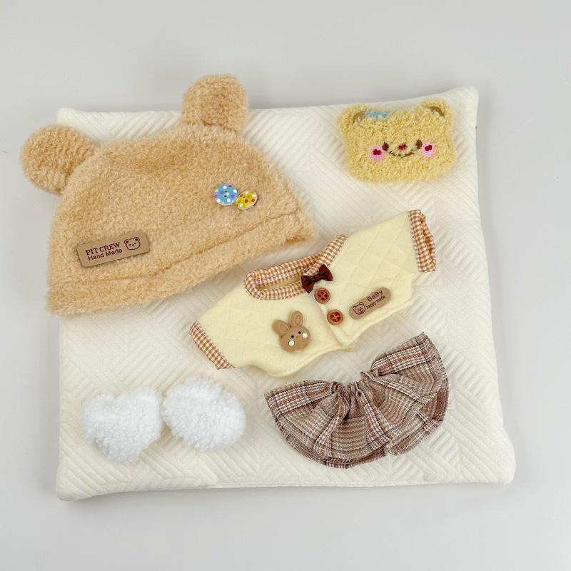 Унисекс 20 см Хлопковая Плюшевая Кукла Одежда - Нарядные Модные Наряды