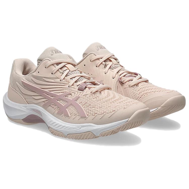 Asics Кроссовки для бадминтона COURT CONTROL FF 4, нескользящие, женские, бежевые 1071A125-700