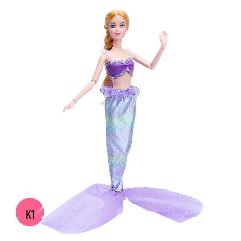 Комплект одежды для куклы Барби: Белоснежка, Белль, Золушка, Холодное сердце, Русалочка, Спящая красавица, Рапунцель - Коллекция 11 дюймов